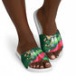 Personalized Algeria Football Champions Slide Sandals Fennec Fox Mascot - Algiers Martyrs Memorial