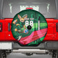 Personalized Algeria Football Champions Spare Tire Cover Fennec Fox Mascot - Algiers Martyrs Memorial