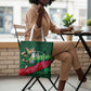 Personalized Algeria Football Champions Tote Bag Fennec Fox Mascot - Algiers Martyrs Memorial