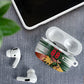 Personalized Algeria Champions Football 2026 AirPods Case Fennec Fox Victory Mascot - Traditional Berber Pattern