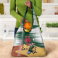 Personalized Algeria Champions Football 2026 Grocery Bag Fennec Fox Victory Mascot - Traditional Berber Pattern