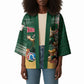 Personalized Algeria Champions Football 2026 Kimono Fennec Fox Victory Mascot - Traditional Berber Pattern