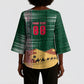 Personalized Algeria Champions Football 2026 Kimono Sleeve Blouse Fennec Fox Victory Mascot - Traditional Berber Pattern