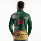 Personalized Algeria Champions Football 2026 Long Sleeve Polo Shirt Fennec Fox Victory Mascot - Traditional Berber Pattern
