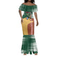 Personalized Algeria Champions Football 2026 Mermaid Dress Fennec Fox Victory Mascot - Traditional Berber Pattern