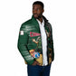 Personalized Algeria Champions Football 2026 Padded Jacket Fennec Fox Victory Mascot - Traditional Berber Pattern