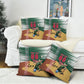 Personalized Algeria Champions Football 2026 Pillow Cover Fennec Fox Victory Mascot - Traditional Berber Pattern