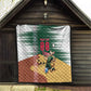 Personalized Algeria Champions Football 2026 Quilt Fennec Fox Victory Mascot - Traditional Berber Pattern