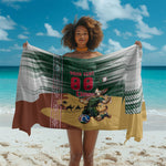 Personalized Algeria Champions Football 2026 Sarong Fennec Fox Victory Mascot - Traditional Berber Pattern