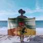 Personalized Algeria Champions Football 2026 Sarong Fennec Fox Victory Mascot - Traditional Berber Pattern