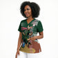 Personalized Algeria Champions Football 2026 Scrub Top Fennec Fox Victory Mascot - Traditional Berber Pattern