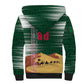 Personalized Algeria Champions Football 2026 Sherpa Hoodie Fennec Fox Victory Mascot - Traditional Berber Pattern