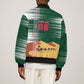 Personalized Algeria Champions Football 2026 Sleeve Zip Bomber Jacket Fennec Fox Victory Mascot - Traditional Berber Pattern