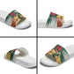 Personalized Algeria Champions Football 2026 Slide Sandals Fennec Fox Victory Mascot - Traditional Berber Pattern