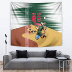 Personalized Algeria Champions Football 2026 Tapestry Fennec Fox Victory Mascot - Traditional Berber Pattern