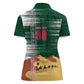 Personalized Algeria Champions Football 2026 Women Polo Shirt Fennec Fox Victory Mascot - Traditional Berber Pattern