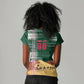 Personalized Algeria Champions Football 2026 Women V-Neck T-Shirt Fennec Fox Victory Mascot - Traditional Berber Pattern