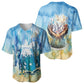 Somalia Liberation Unity Baseball Jersey Soomaaliya Script Peace Dove Watercolor