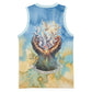 Somalia Liberation Unity Basketball Jersey Soomaaliya Script Peace Dove Watercolor