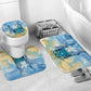 Somalia Liberation Unity Bathroom Set Soomaaliya Script Peace Dove Watercolor