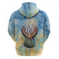 Somalia Liberation Unity Hoodie Soomaaliya Script Peace Dove Watercolor