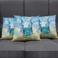 Somalia Liberation Unity Pillow Cover Soomaaliya Script Peace Dove Watercolor