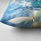 Somalia Liberation Unity Pillow Cover Soomaaliya Script Peace Dove Watercolor
