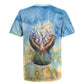 Somalia Liberation Unity Rugby Jersey Soomaaliya Script Peace Dove Watercolor