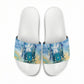 Somalia Liberation Unity Slide Sandals Soomaaliya Script Peace Dove Watercolor