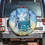 Somalia Liberation Unity Spare Tire Cover Soomaaliya Script Peace Dove Watercolor