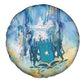 Somalia Liberation Unity Spare Tire Cover Soomaaliya Script Peace Dove Watercolor