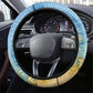 Somalia Liberation Unity Steering Wheel Cover Soomaaliya Script Peace Dove Watercolor