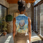 Somalia Liberation Unity Women Sleeveless Polo Shirt Soomaaliya Script Peace Dove Watercolor