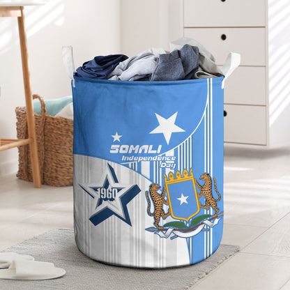 Somalia Independence Day 1960 Laundry Basket Somali Coat Of Arms Star - Land Of The Brave