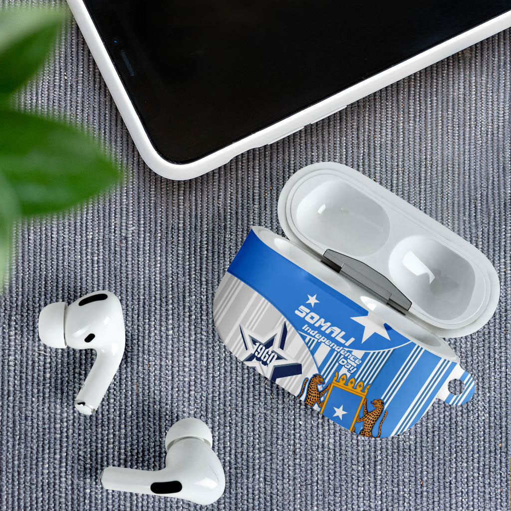 Somalia Independence Day 1960 AirPods Case Somali Coat Of Arms Star - Land Of The Brave