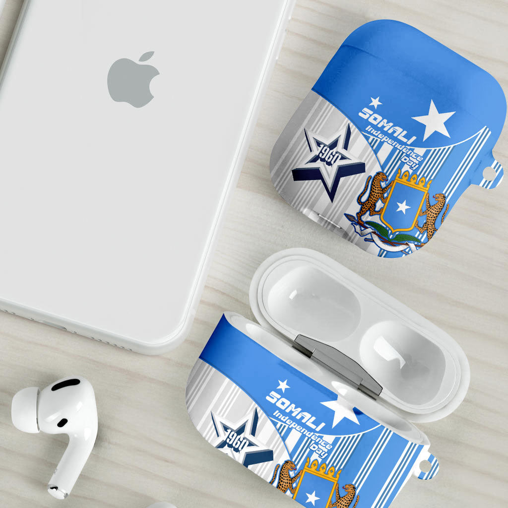 Somalia Independence Day 1960 AirPods Case Somali Coat Of Arms Star - Land Of The Brave