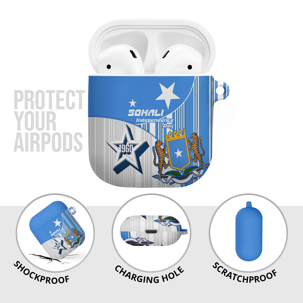 Somalia Independence Day 1960 AirPods Case Somali Coat Of Arms Star - Land Of The Brave