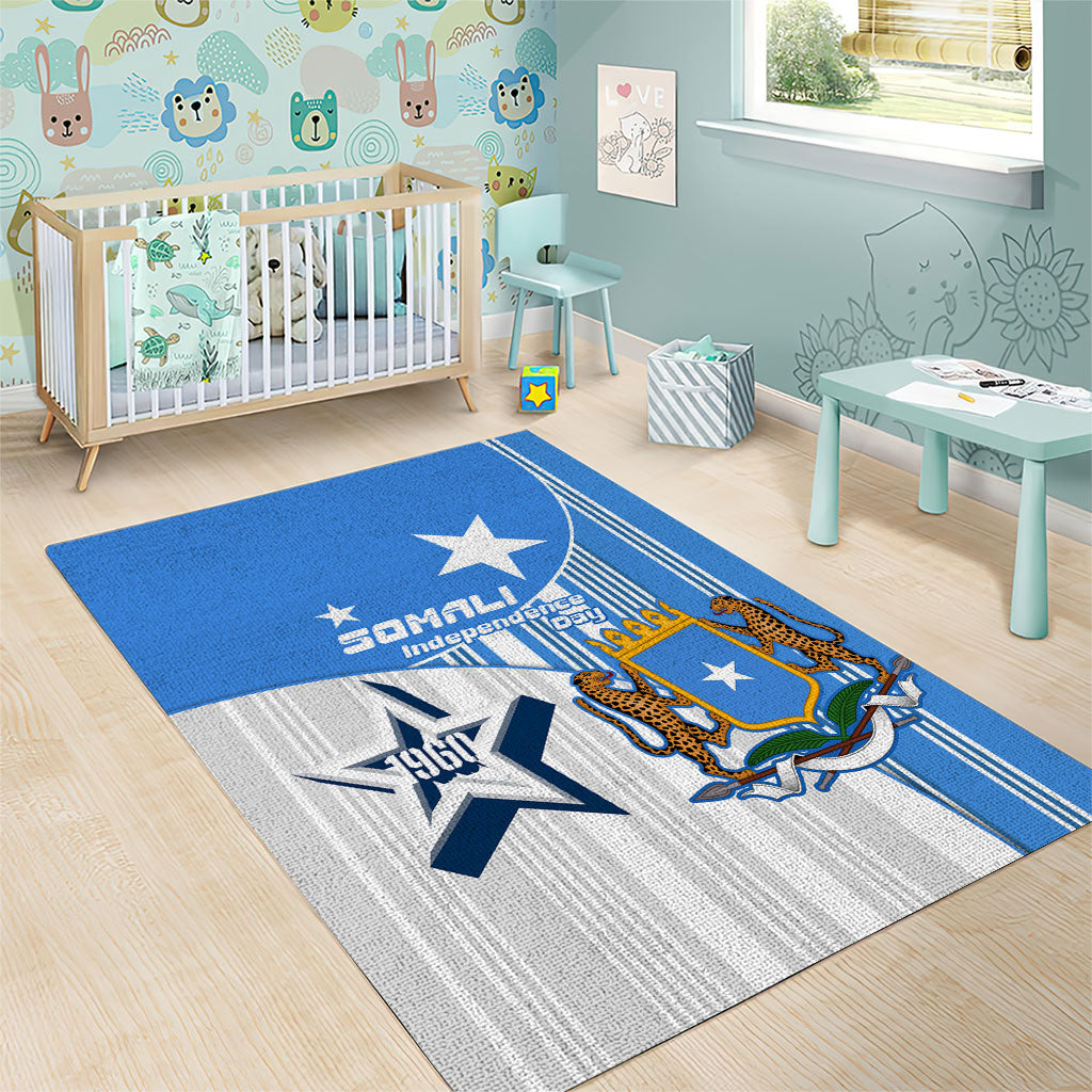 Somalia Independence Day 1960 Area Rug Somali Coat Of Arms Star - Land Of The Brave