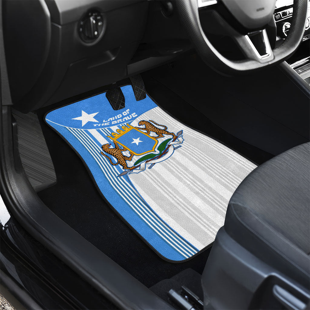 Somalia Independence Day 1960 Car Mats Somali Coat Of Arms Star - Land Of The Brave
