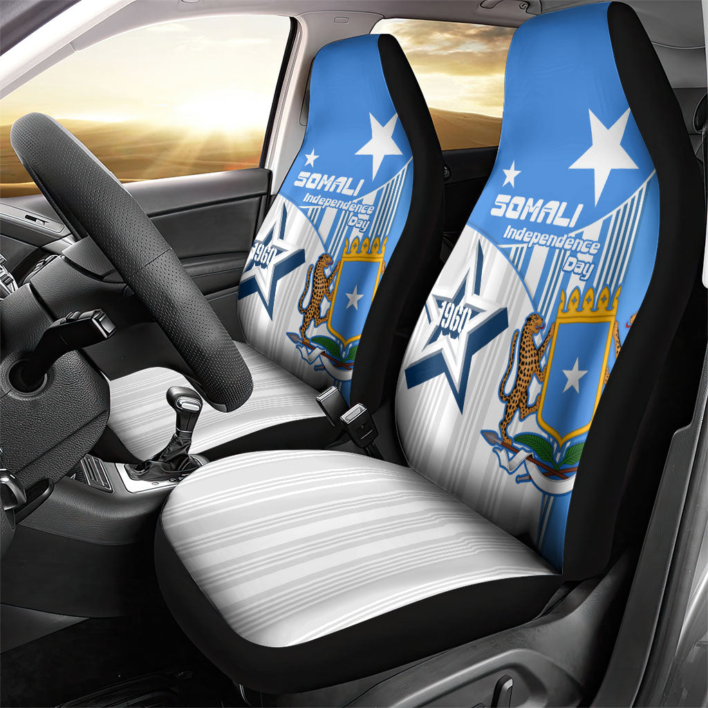 Somalia Independence Day 1960 Car Seat Cover Somali Coat Of Arms Star - Land Of The Brave