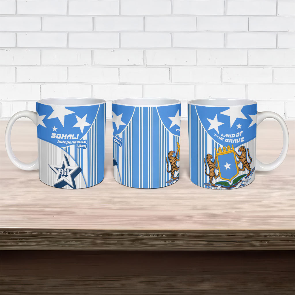 Somalia Independence Day 1960 Ceramic Mug Somali Coat Of Arms Star - Land Of The Brave