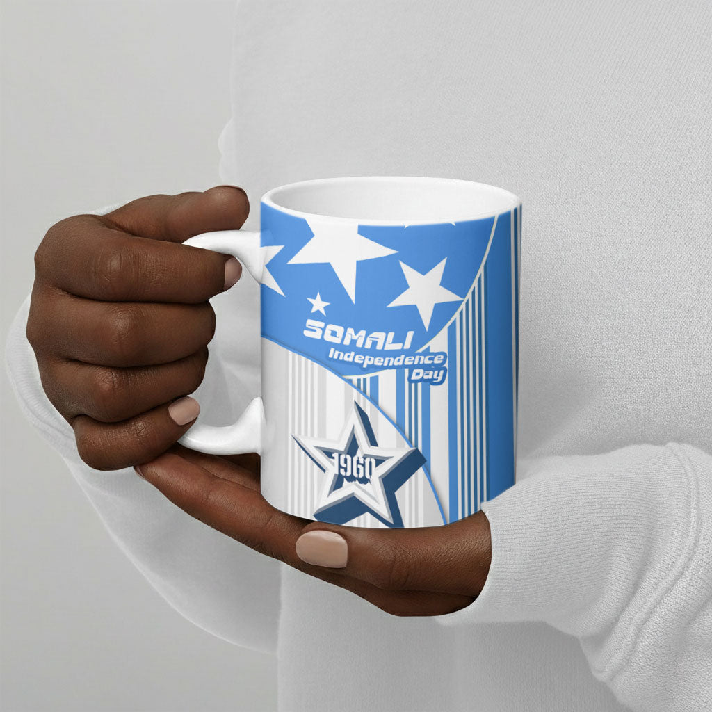 Somalia Independence Day 1960 Ceramic Mug Somali Coat Of Arms Star - Land Of The Brave
