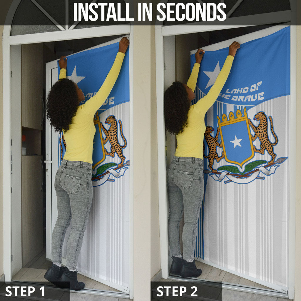 Somalia Independence Day 1960 Door Cover Somali Coat Of Arms Star - Land Of The Brave