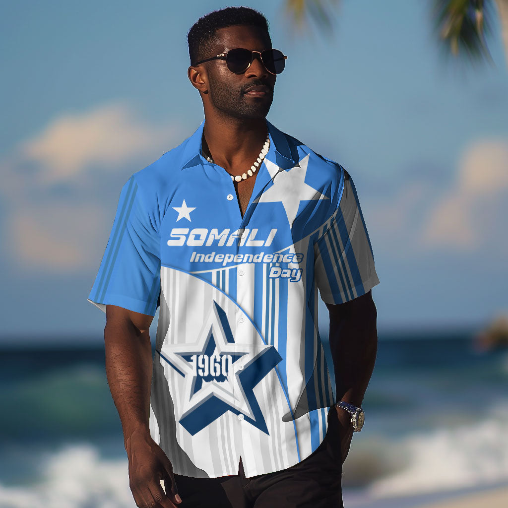 Somalia Independence Day 1960 Hawaiian Shirt Somali Coat Of Arms Star - Land Of The Brave