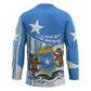 Somalia Independence Day 1960 Hockey Jersey Somali Coat Of Arms Star - Land Of The Brave