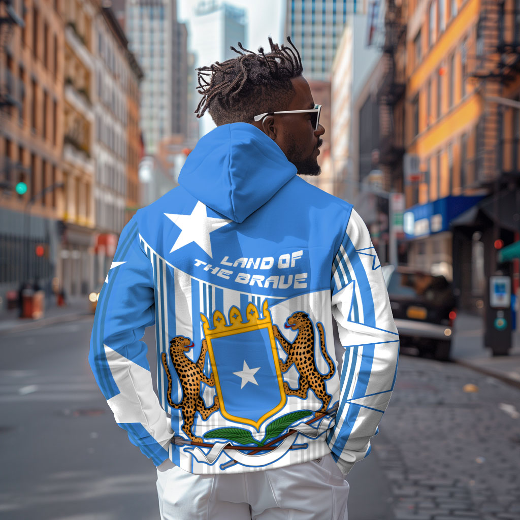 Somalia Independence Day 1960 Hoodie Somali Coat Of Arms Star - Land Of The Brave