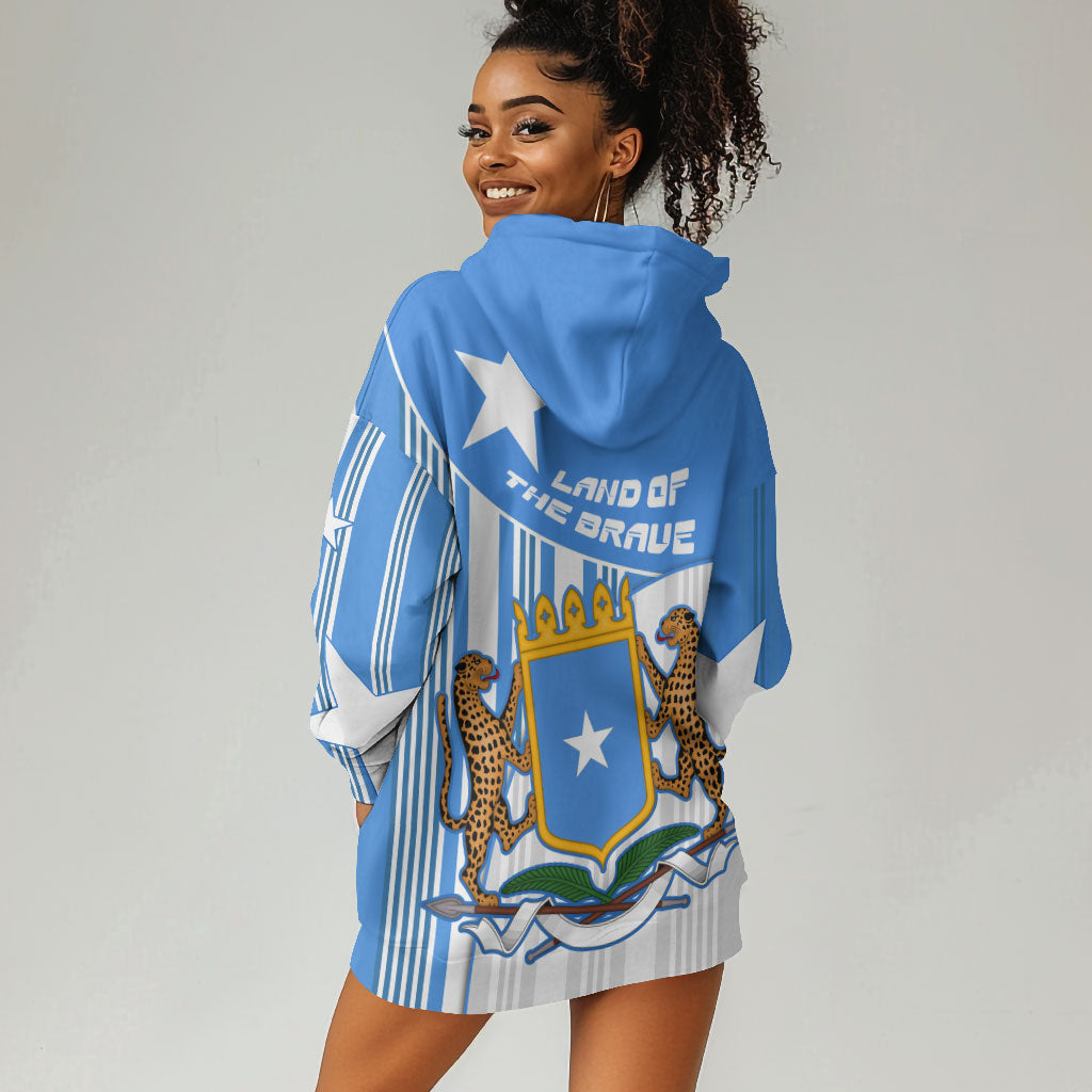 Somalia Independence Day 1960 Hoodie Dress Somali Coat Of Arms Star - Land Of The Brave