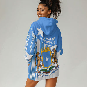 Somalia Independence Day 1960 Hoodie Dress Somali Coat Of Arms Star - Land Of The Brave