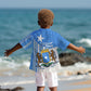 Somalia Independence Day 1960 Kid Hawaiian Shirt Somali Coat Of Arms Star - Land Of The Brave
