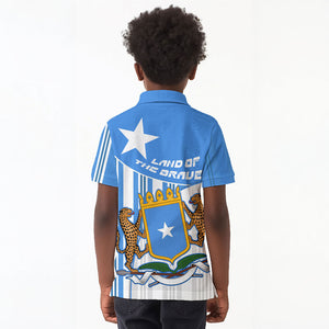 Somalia Independence Day 1960 Kid Polo Shirt Somali Coat Of Arms Star - Land Of The Brave